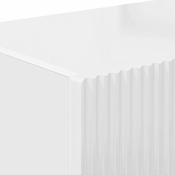 TV-Wandschrank Glänzend Weiß 60 x 31 x 29,5 cm Holzwerkstoff