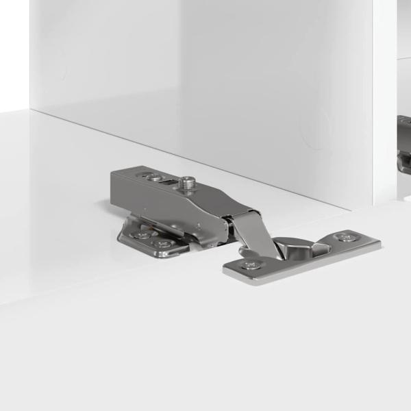 TV-Wandschrank Glänzend Weiß 60 x 31 x 29,5 cm Holzwerkstoff