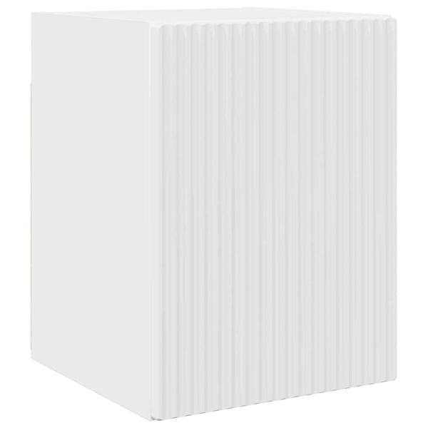 TV-Wandschrank Wandmontiert 2 pcs Glänzend Weiß 30 x 31 x 40 cm