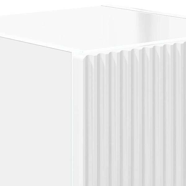 TV-Wandschrank Wandmontiert 2 pcs Glänzend Weiß 30 x 31 x 40 cm