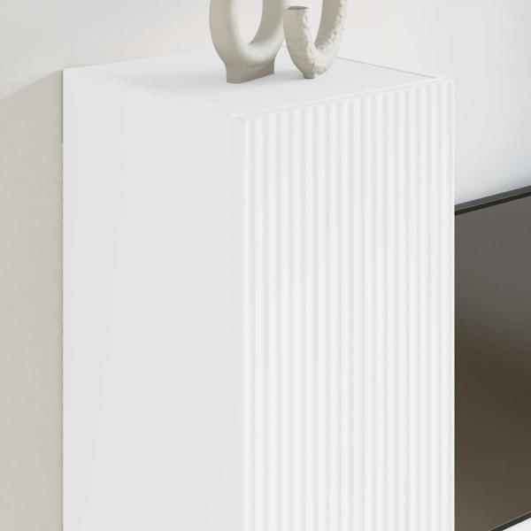 TV-Wandschrank Wandmontiert Weiß 30 x 31 x 60 cm Holzwerkstoff