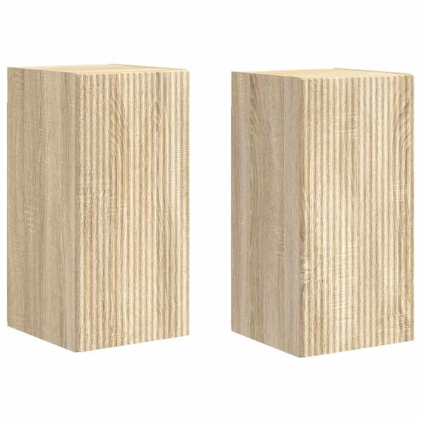 TV-Wandschrank 2 pcs Sonoma 30 x 31 x 60 cm Holzwerkstoff