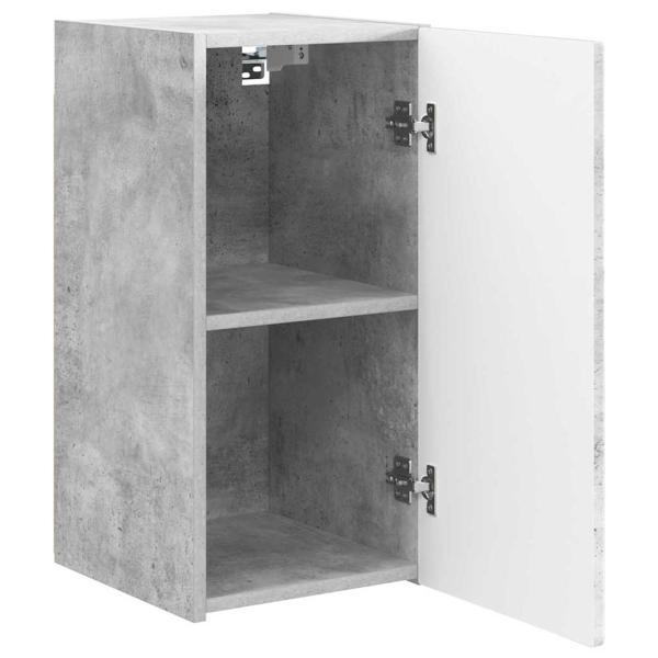 TV-Wandschrank 2 pcs Beton 30 x 31 x 60 cm Holzwerkstoff