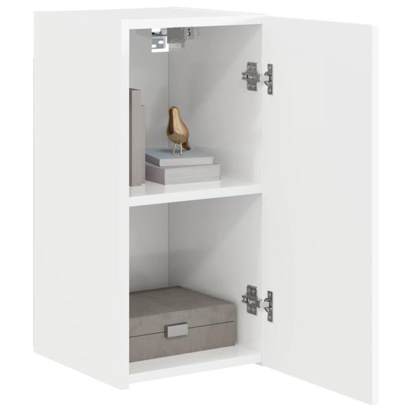 TV-Wandschrank Wandmontiert 2 pcs Glänzend Weiß 30 x 31 x 60 cm