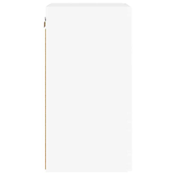 TV-Wandschrank Wandmontiert 2 pcs Glänzend Weiß 30 x 31 x 60 cm