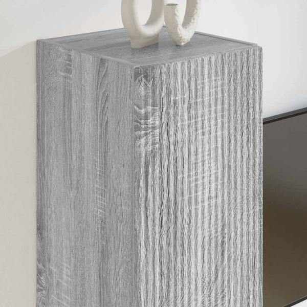 TV-Wandschrank 30 x 31 x 60 cm Sonoma-Grau Holzwerkstoff