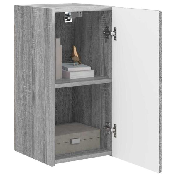 TV-Wandschrank Wandmontiert 2 pcs Graues Sonoma 30 x 31 x 60 cm
