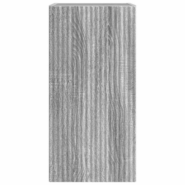 TV-Wandschrank Wandmontiert 2 pcs Graues Sonoma 30 x 31 x 60 cm