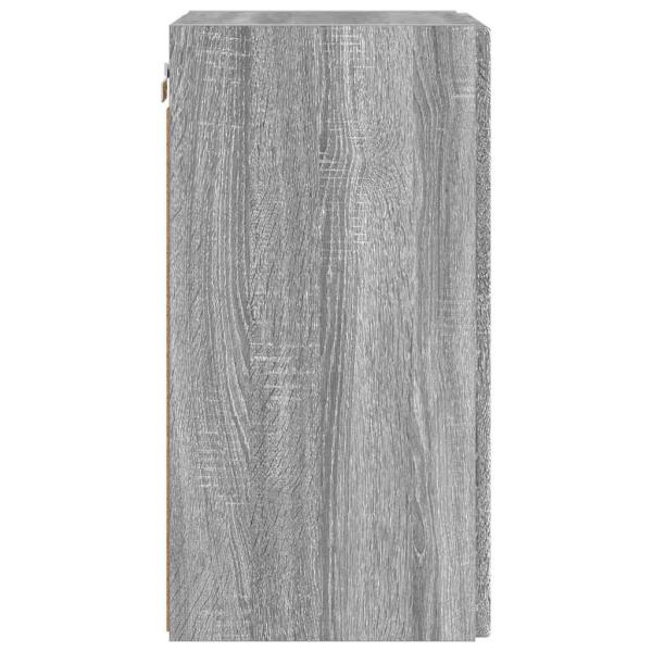 TV-Wandschrank Wandmontiert 2 pcs Graues Sonoma 30 x 31 x 60 cm