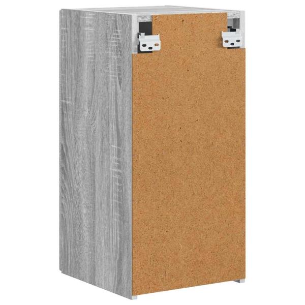 TV-Wandschrank Wandmontiert 2 pcs Graues Sonoma 30 x 31 x 60 cm