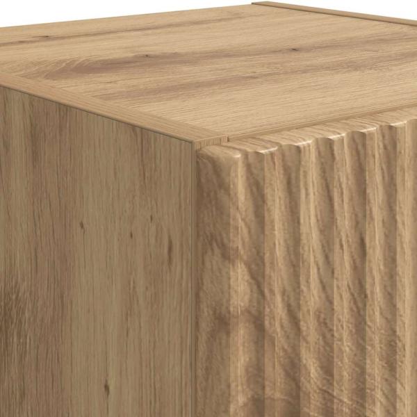 ARDEBO.de - TV-Wandschrank Wandmontiert Kunsthandwerk Eiche 30 x 31 x 60 cm