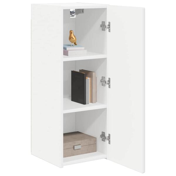 TV-Wandschrank Wandmontiert Weiß 30 x 31 x 80 cm Holzwerkstoff