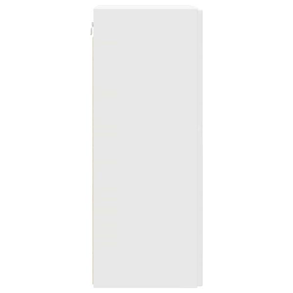 TV-Wandschrank 30 x 31 x 80 cm Weiß Holzwerkstoff