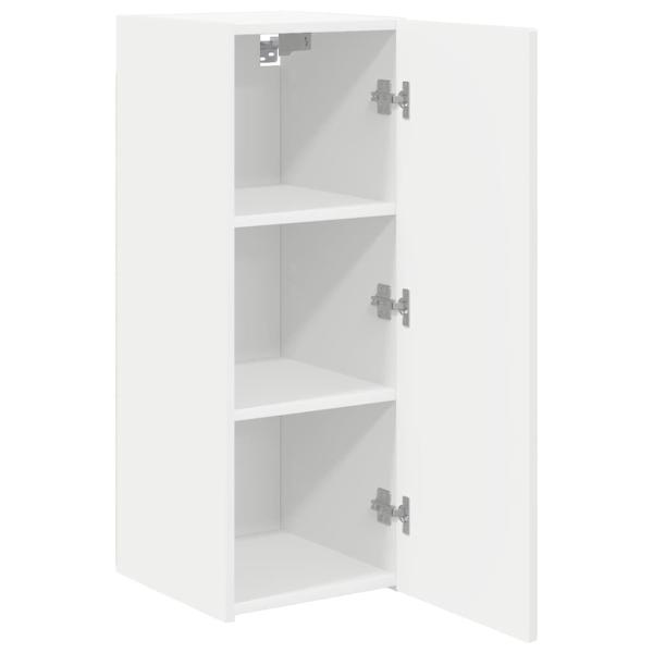 TV-Wandschrank 2 pcs Weiß 30 x 31 x 80 cm Holzwerkstoff