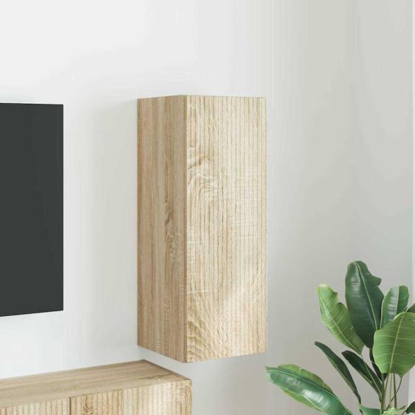 ARDEBO.de - TV-Wandschrank Sonoma 30 x 31 x 80 cm Holzwerkstoff