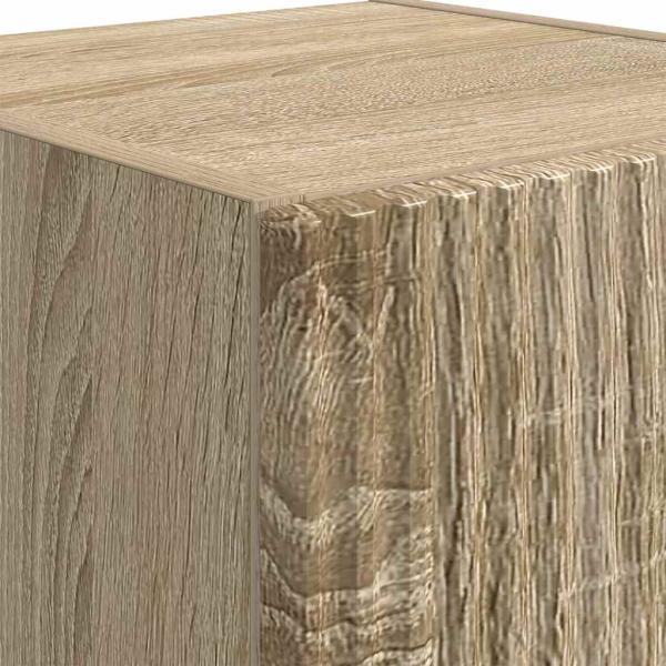 ARDEBO.de - TV-Wandschrank 2 pcs Sonoma 30 x 31 x 80 cm Holzwerkstoff