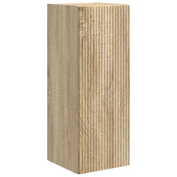 TV-Wandschrank 2 pcs Sonoma 30 x 31 x 80 cm Holzwerkstoff