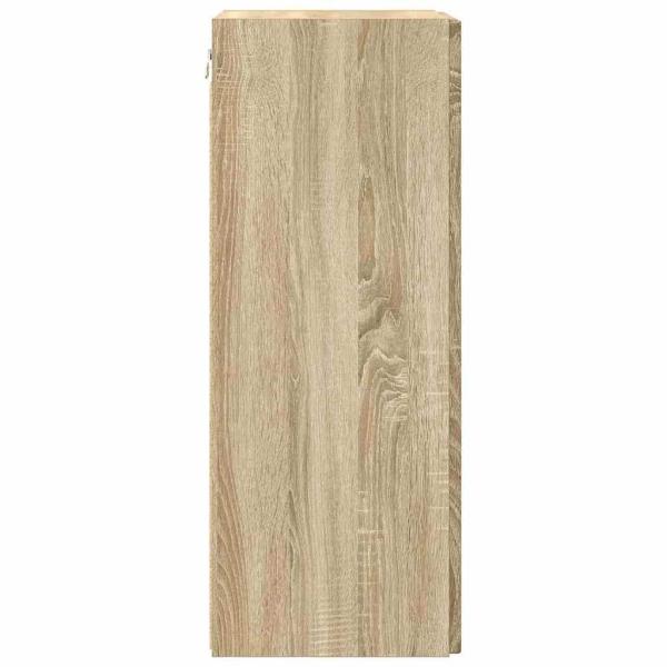 TV-Wandschrank 2 pcs Sonoma 30 x 31 x 80 cm Holzwerkstoff