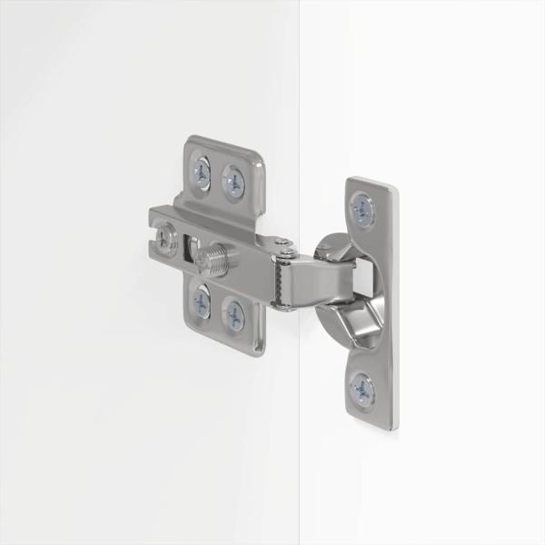 TV-Wandschrank Wandmontiert 2 pcs Glänzend Weiß 30 x 31 x 80 cm