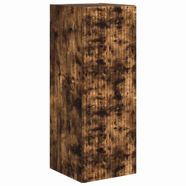 TV-Wandschrank 2 pcs Geräucherte Eiche 30 x 31 x 80 cm