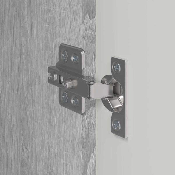 TV-Wandschrank Wandmontiert 2 pcs Graues Sonoma 30 x 31 x 80 cm