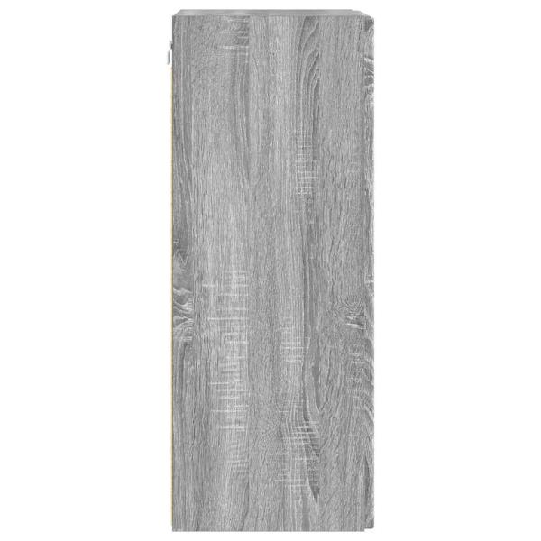 TV-Wandschrank Wandmontiert 2 pcs Graues Sonoma 30 x 31 x 80 cm