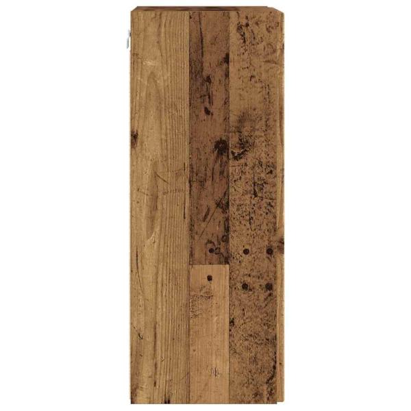 TV-Wandschrank Altholz 30 x 31 x 80 cm Holzwerkstoff