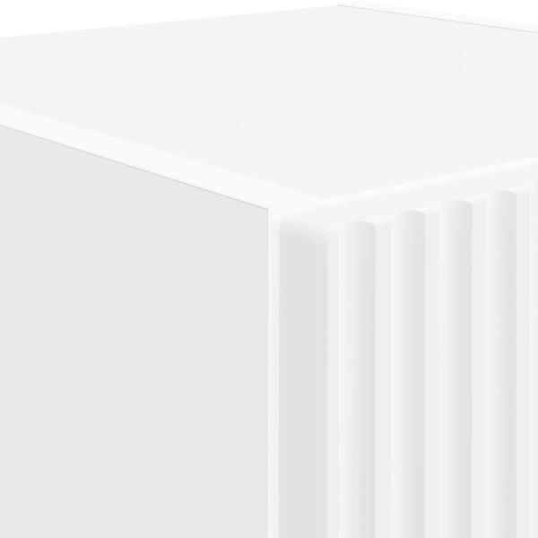 TV-Wandschrank 2 pcs Weiß 30 x 31 x 100 cm Holzwerkstoff