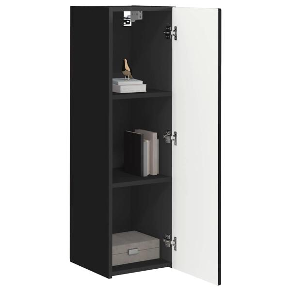 TV-Wandschrank Schwarz 30 x 31 x 100 cm Holzwerkstoff