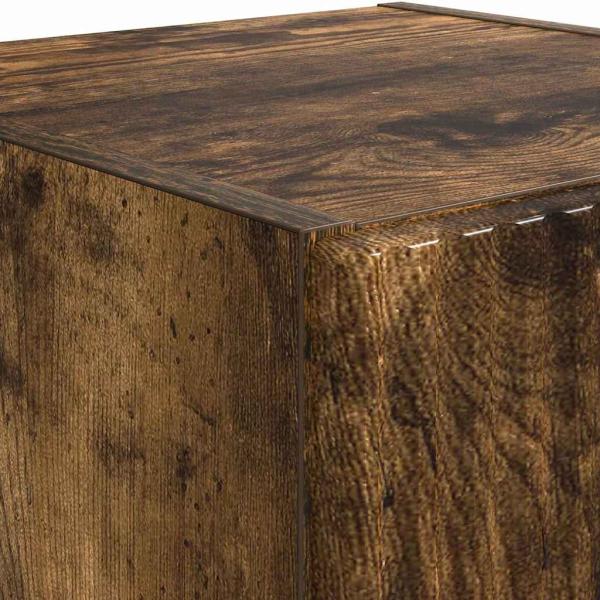 TV-Wandschrank Geräucherte Eiche 30 x 31 x 100 cm Holzwerkstoff
