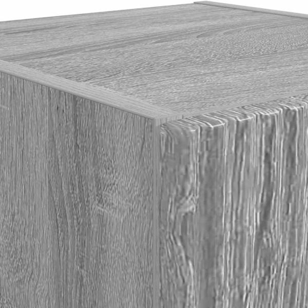 TV-Wandschrank 2 pcs Graues Sonoma 30 x 31 x 100 cm