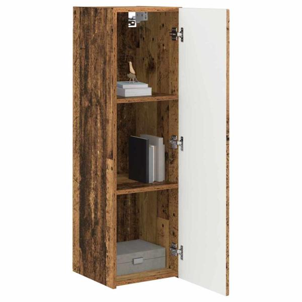 TV-Wandschrank 2 stk. Altholz Holzwerkstoff