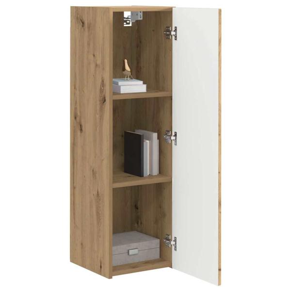 TV-Wandschrank 2 pcs Kunsthandwerk Eiche 30 x 31 x 100 cm