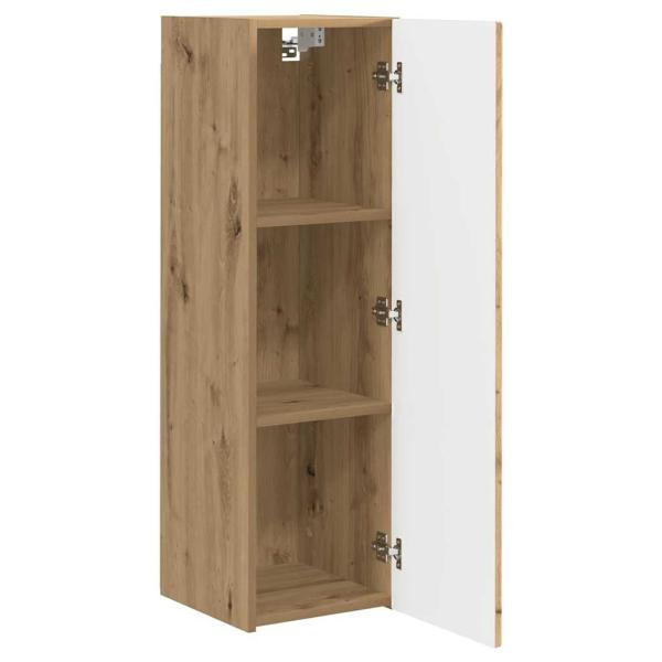 TV-Wandschrank 2 pcs Kunsthandwerk Eiche 30 x 31 x 100 cm