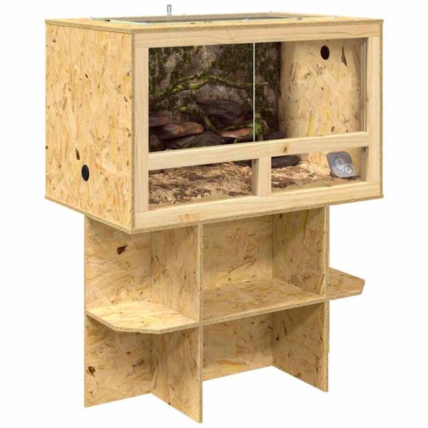 Terrarium Braun 80 x 50 x 100 cm OSB