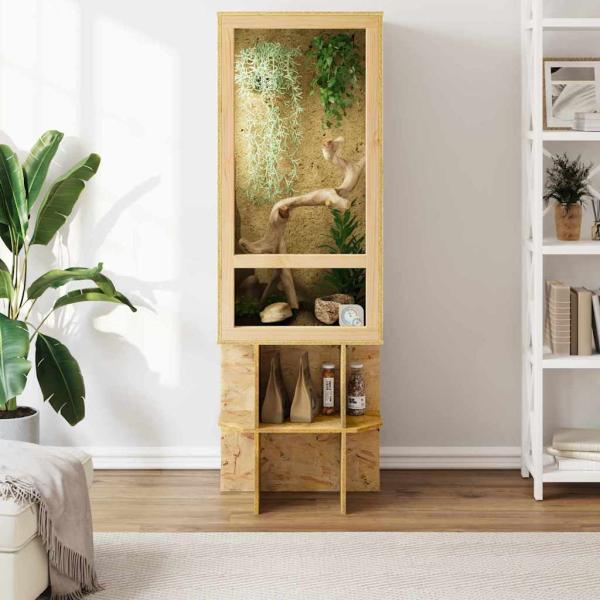 Terrarium Braun 50 x 50 x 130 cm OSB
