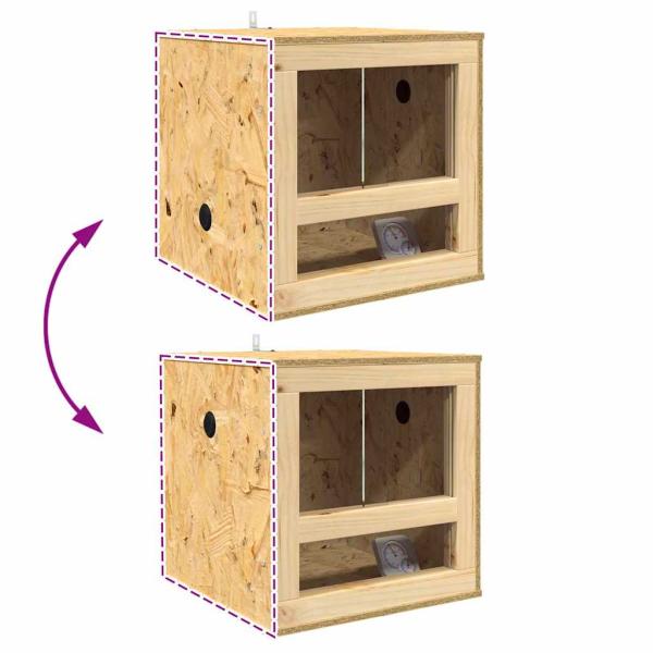 Terrarium Braun 40 x 40 x 90 cm OSB