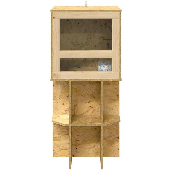 Terrarium Braun 40 x 40 x 90 cm OSB