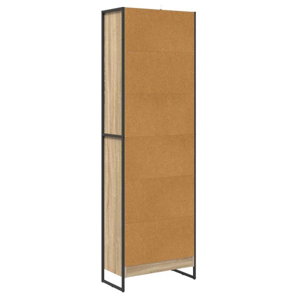 Bücherregal 2 pcs Sonoma 80 x 30 x 155 cm Holzwerkstoff