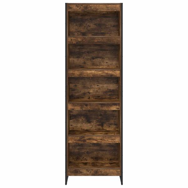 Bücherregal 2 pcs Raucharbe 80 x 30 x 155 cm Holzwerkstoff