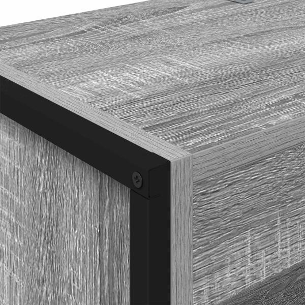 Bücherregal 2 pcs Graues Sonoma 80 x 30 x 155 cm Holzwerkstoff