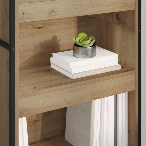 Bücherregal 2 pcs Kunsthandwerk Eiche 80 x 30 x 155 cm