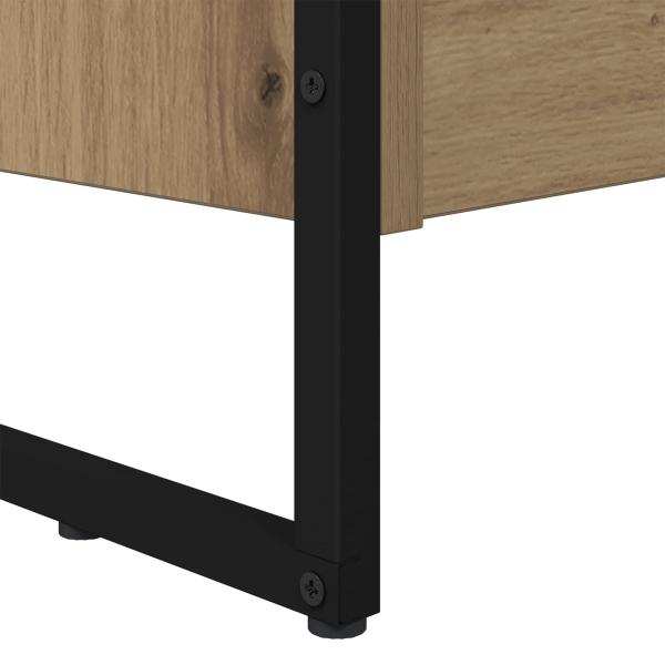 Bücherregal 2 pcs Kunsthandwerk Eiche 80 x 30 x 155 cm