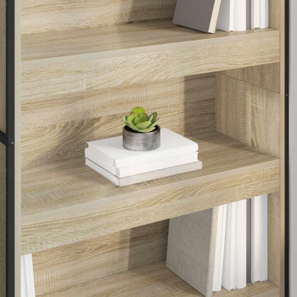Bücherregal 80 x 30 x 189,5 cm Holzwerkstoff Sonoma