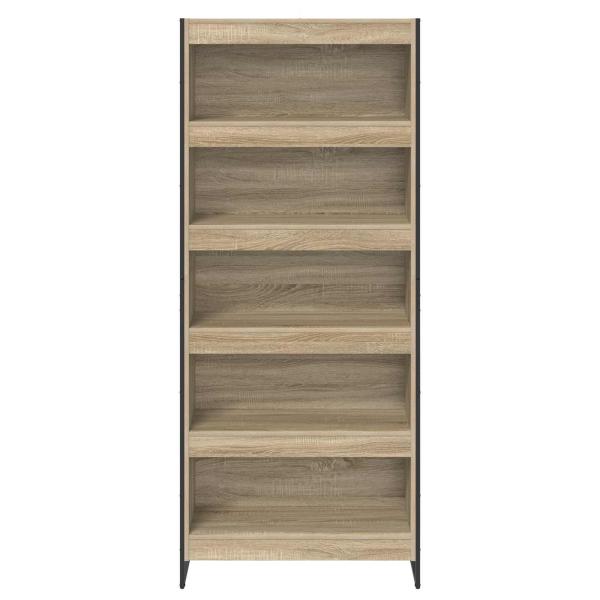 Bücherregal 80 x 30 x 189,5 cm Holzwerkstoff Sonoma