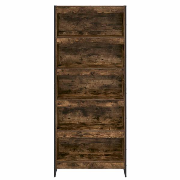 Bücherregal 80 x 30 x 189,5 cm Holzwerkstoff Raucharbe