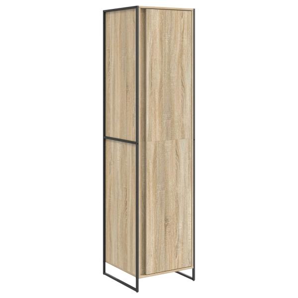 Warderobe mit Tür 2 pcs Sonoma 50 x 50 x 200 cm Holzwerkstoff