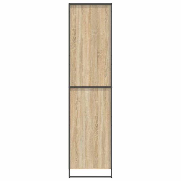 Warderobe mit Tür 2 pcs Sonoma 50 x 50 x 200 cm Holzwerkstoff