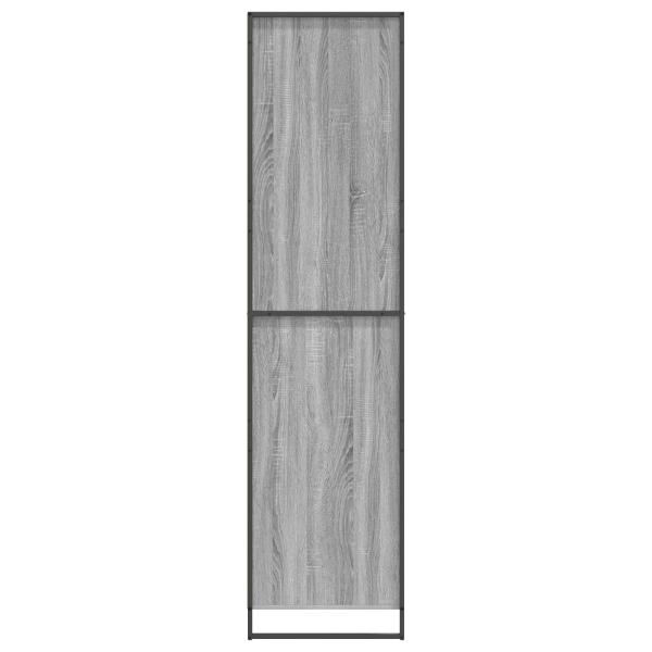 Warderobe 2 pcs Graues Sonoma 50 x 50 x 200 cm Holzwerkstoff