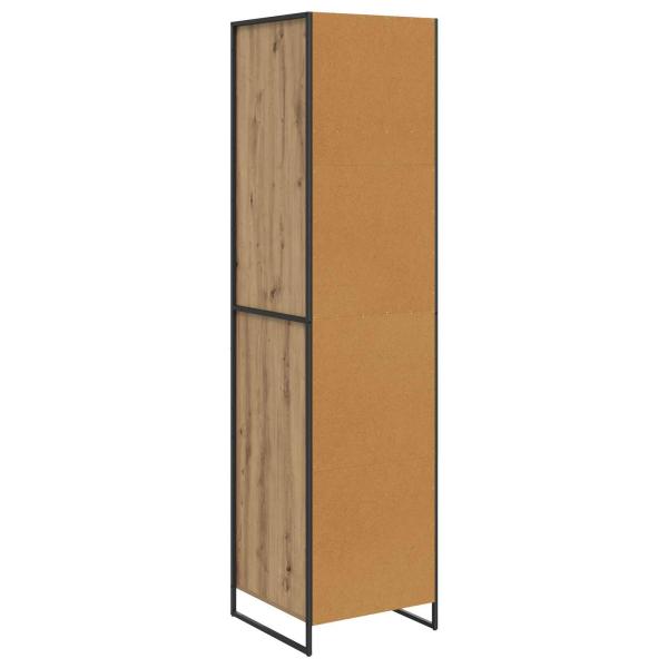 Warderobe mit Tür 2 pcs Kunsthandwerk Eiche 50 x 50 x 200 cm